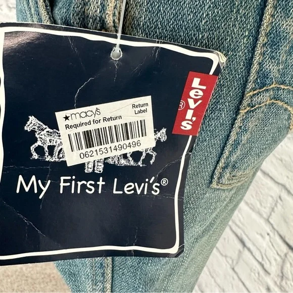 Levi’s baby  denim  overalls  12months new - Picture 5 of 10